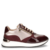 Sneaker in ecopelle con zeppa bordò - Sneakers Donna | Boscaini Scarpe