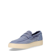 Zeb Loafer mocassino in tessuto navy | Boscaini Scarpe