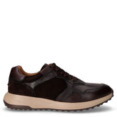 Sneaker in pelle mocca | Boscaini Scarpe