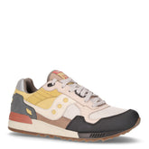 Shadow 5000 sneaker in pelle e tessuto taupe grigio giallo - Sneakers Uomo | Boscaini Scarpe