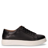 Goswell Tie sneaker in pelle nero | Boscaini Scarpe
