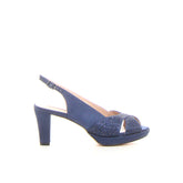 Sandalo con tacco blu - Sandali Con Tacco Donna | Boscaini Scarpe