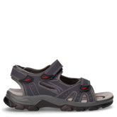 Sandalo sportivo in ecopelle e tessuto blu | Boscaini Scarpe