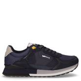 Logan mix sneaker in ecopelle blu | Boscaini Scarpe