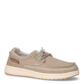 Stringata sportiva in tessuto beige | Boscaini Scarpe