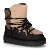 Nordic TRK Fur stivaletto caldo in ecopelle nero beige - D.FRANKLIN | Boscaini Scarpe