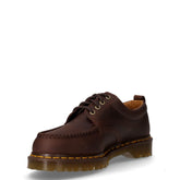 Lowell stringata in pelle crazy horse con cuciture a vista marrone scuro | Boscaini Scarpe