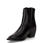 Camperos in pelle con tacco nero | Boscaini Scarpe