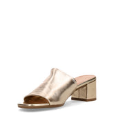 Sabot con tacco platino | Boscaini Scarpe