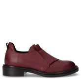 Mocassino in pelle con elastico bordeaux | Boscaini Scarpe