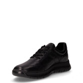 Stringata sportiva in pelle nero | Boscaini Scarpe