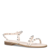 Sandalo con borchie off white | Boscaini Scarpe