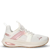 Softride sneaker in tessuto ed ecopelle bianco rosa | Boscaini Scarpe