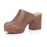 Zoccolo con tacco marrone | Boscaini Scarpe