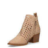 Stivaletto traforato beige | Boscaini Scarpe