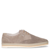 Stringata casual in pelle peltro | Boscaini Scarpe