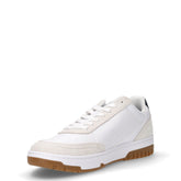 Sneaker in pelle ed ecopelle bianco beige | Boscaini Scarpe