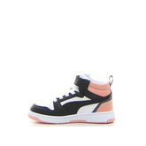Rebound v6 sneaker bambina white black poppy pink - Scarpe Bambina | Boscaini Scarpe
