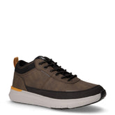 Neil sneaker in ecopelle e tessuto verde nero | Boscaini Scarpe