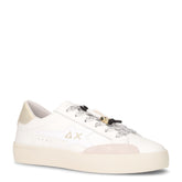 Katy Leather sneaker in pelle ed ecopelle bianco - SUN68 | Boscaini Scarpe