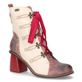 Tronchetto con zip in pelle beige - Tronchetti Donna | Boscaini Scarpe