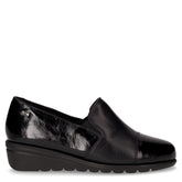 Mocassino con zeppa nero - Comfort Donna | Boscaini Scarpe