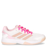 Ubersonic scarpa da tennis ragazza in tessuto bianco argento rosa - Tennis Bambino | Boscaini Scarpe