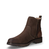 Stivaletto in ecopelle con zip mokka | Boscaini Scarpe