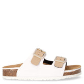 Ciabatta aperta in ecopelle sabbia - VALLEVERDE | Boscaini Scarpe