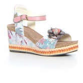 Sandalo con zeppa rose - Sandali Con Tacco Donna | Boscaini Scarpe