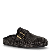Ciabatta in ecopelle con strass nero - LAURA BIAGIOTTI | Boscaini Scarpe