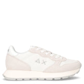 Ally Glitter Textile sneaker in pelle e tessuto bianco - SUN68 | Boscaini Scarpe