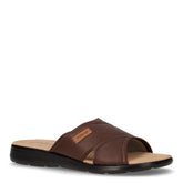 Ciabatta in ecopelle moro - Ciabatte Aperte Uomo | Boscaini Scarpe