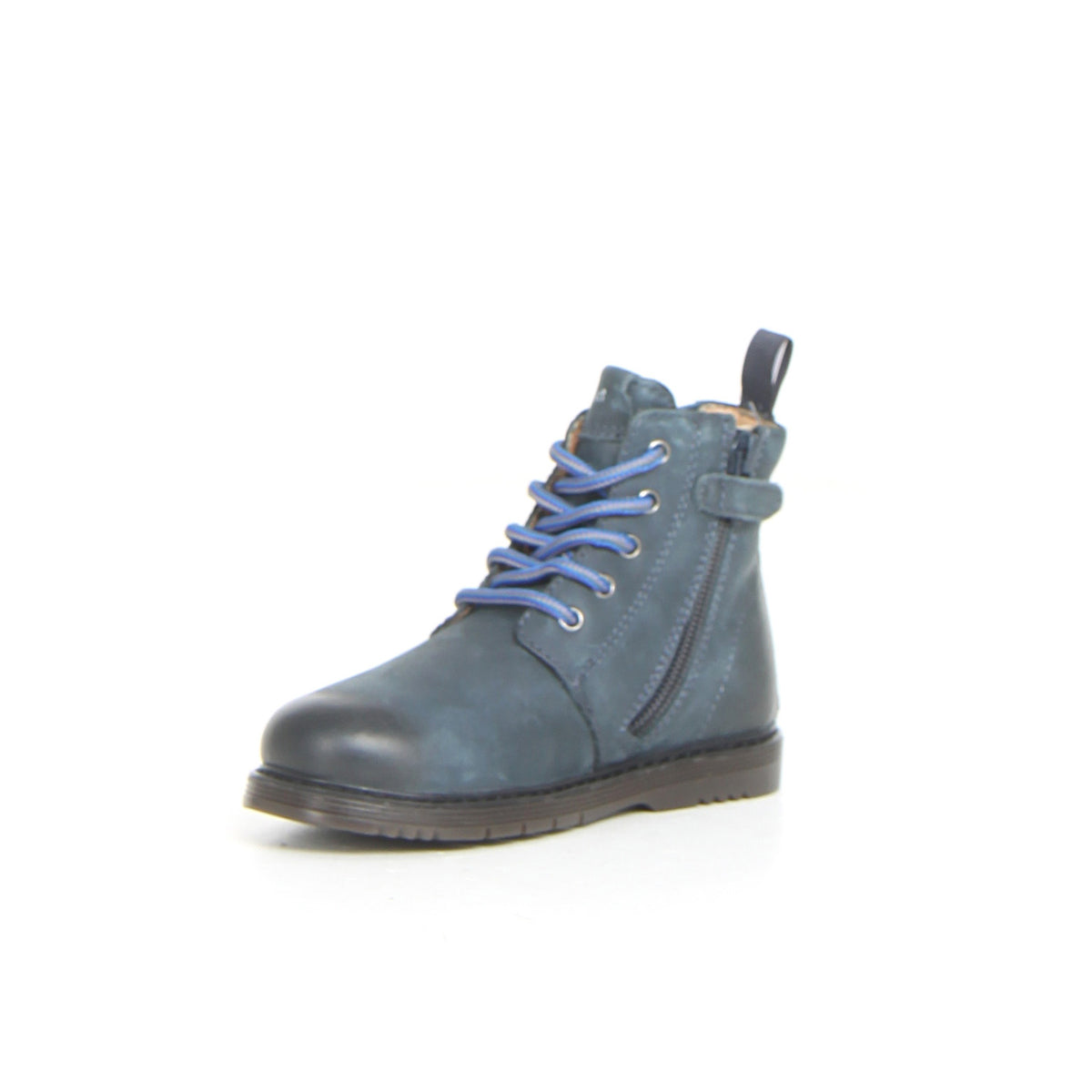 grunland junior PA0668 pantofola bambino lana cotta blu 20