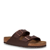 Arizona ciabatta in pelle marrone scuro - BIRKENSTOCK | Boscaini Scarpe