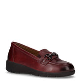 Mocassino in pelle con staffa bordò - Mocassini Donna | Boscaini Scarpe
