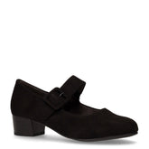 Decollété con cinturino in tessuto nero - Decollete | Boscaini Scarpe