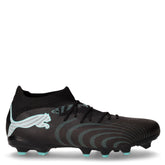Future 9 Match FG/AG scarpa da calcio in ecopelle e tessuto nero menta | Boscaini Scarpe
