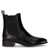 Stivaletto a punta in ecopelle nero | Boscaini Scarpe