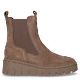 Stivaletto beatles con zeppa taupe - TAMARIS | Boscaini Scarpe