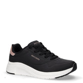 Uno Lite 2 sneaker in ecopelle nero rosa | Boscaini Scarpe