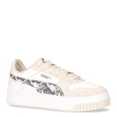 Carina Street Snake sneaker in pelle bianco beige - Donna | Boscaini Scarpe