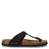 Bobo ciabatta infradito in ecopelle nero - GRUNLAND | Boscaini Scarpe
