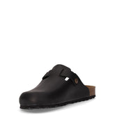 Ciabatta in pelle nero | Boscaini Scarpe