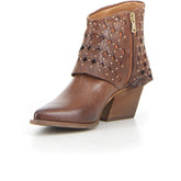 Stivaletto camperos a punta con tacco cuoio | Boscaini Scarpe