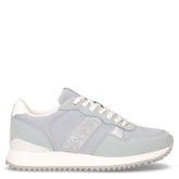 Sneaker in tessuto ed ecopelle turchese | Boscaini Scarpe