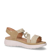 Sandalo sportivo in ecopelle e tessuto verde chiaro - TOO LIKE | Boscaini Scarpe