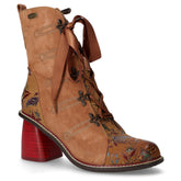 Tronchetto con zip in pelle marrone | Boscaini Scarpe