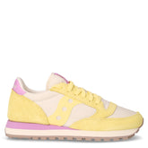 Jazz Original sneaker in tessuto e pelle giallo orchidea | Boscaini Scarpe