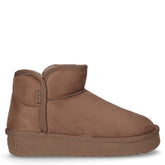 Nordic low basic tape stivaletto con caldo in tessuto tortora - D.FRANKLIN | Boscaini Scarpe